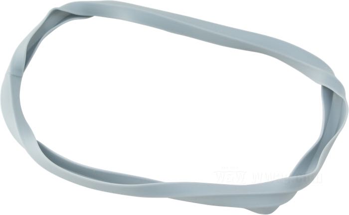 Gasket by Hella; for Hella Flat Dismountable Insert for 4-1/2” Headlights; rubber, grey; gross weight: 10 g
