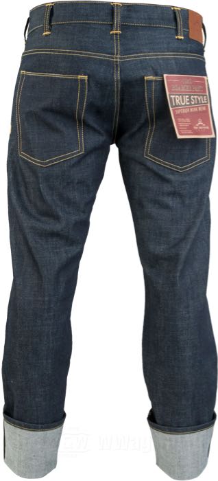 Jeans »Roamer 1958« von Pike Brothers; Rohbaumwolle, dunkel-indigo; US-Hosengröße: 34/34; Türkei; Bruttogewicht: 940 g