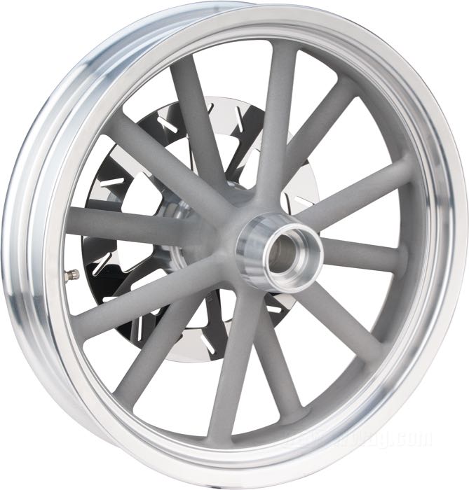 Kit adaptateurs de moyeu »Wide Type« de Cannonball; pour Disque de frein; pour roues MAG-12 et fourches de type FLST; alu billet, finition usinée; Ø collier centrage: 56 mm; flanc unique, filets de 5/16”-18; Allemagne; poids brut: 1.4 kg