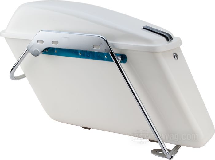 Valigie; atto per FL 1977-1984; fibra di vetro, bianco; L x L x A: 54 x 20 x 37 cm; con supporti e minuteria; rimpiazza OEM HD 90849-77E; peso lordo: 13.3 kg