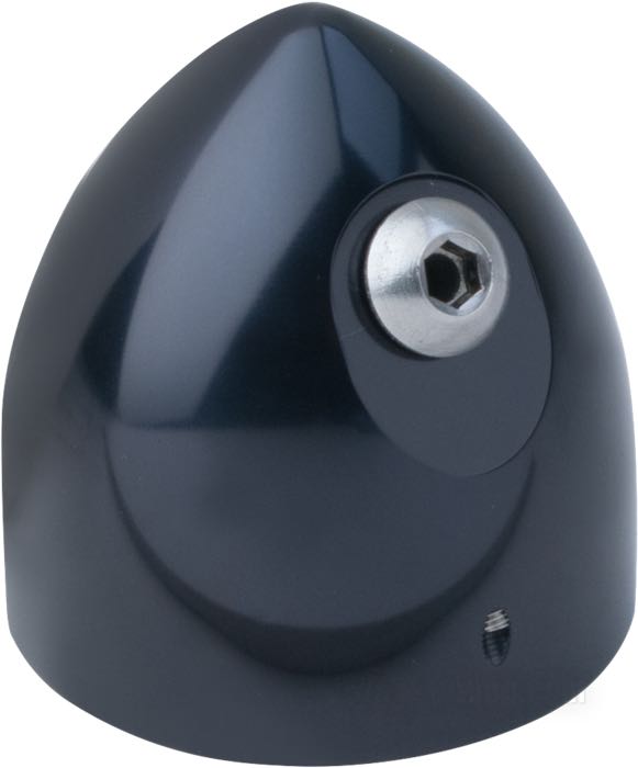 Copa »Streamline« de motogadget; para motogadget Motoscope Tiny; aluminio macizo, negro, anodizado; con tornillo de montaje taladrado como pasacables; Alemania; peso bruto: 120 g