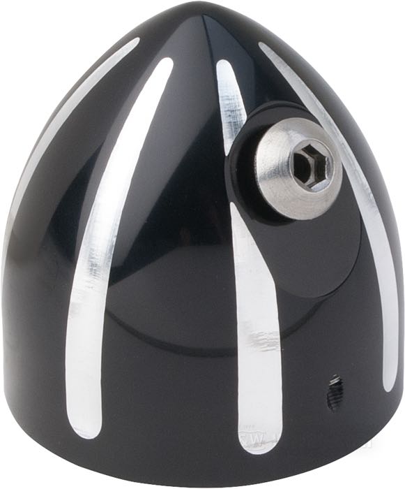 Cuvelage »Streamline Grooved« de motogadget; pour motogadget Motoscope Tiny; alu billet, noir, anodisé; avec vis de montage percée comme passe-câbles; Allemagne; poids brut: 110 g