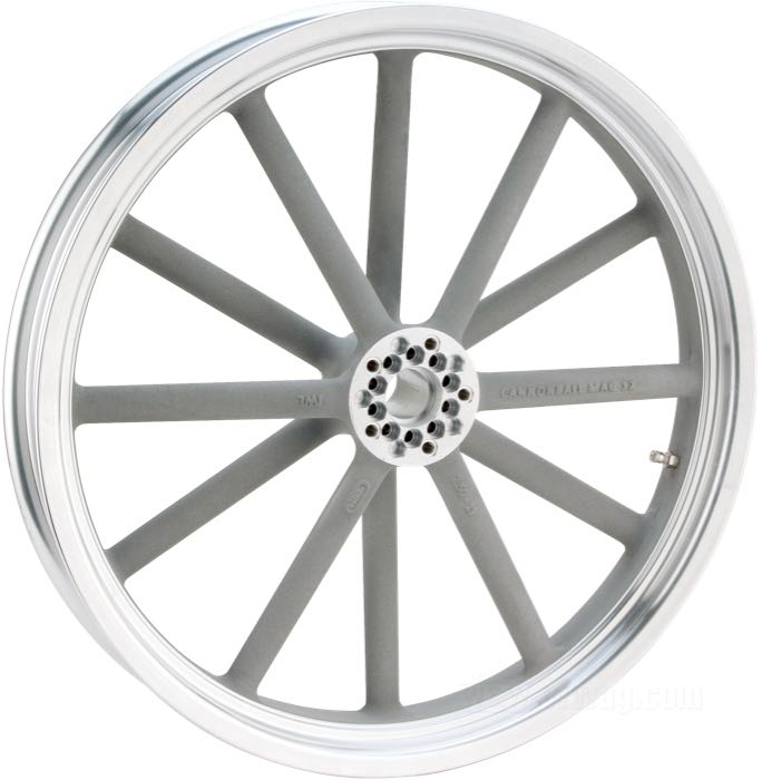 Rueda »MAG-12« de Cannonball; aluminio fundido, acabado MAG; 2.5x19 ”; válvola de metal central; certificado, homologado JWL (JASO); Alemania; peso bruto: 7.04 kg