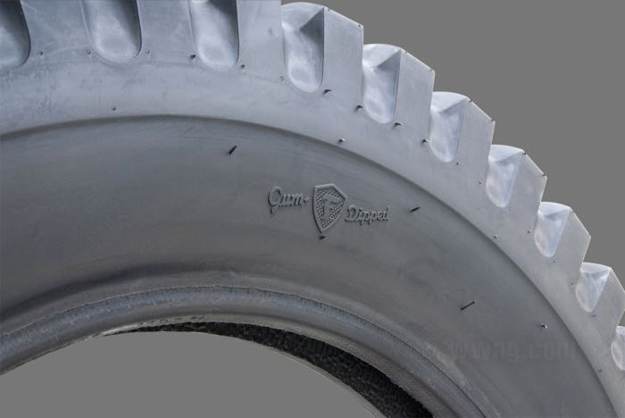 Neumático »Firestone NDT« de Coker Tire; máx. 1430 LBS @ 45PSI ; goma / acero; posición: delantero o trasero; 6.00-16; para uso con cámara; llantas permitidas mín-máx: 4.00 - 5.00; homologado ECE R75, homologado DOT; EE. UU.; peso bruto: 10.4 kg