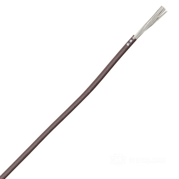 Cable eléctrico »Código Colores OEM«; cobre / PVC, marrón; 0.82 mm²; peso bruto: 11 g