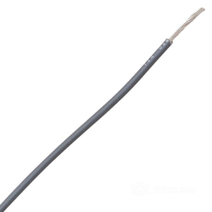 Cable eléctrico »Código Colores OEM«; cobre / PVC, gris; 0.82 mm²; peso bruto: 11 g