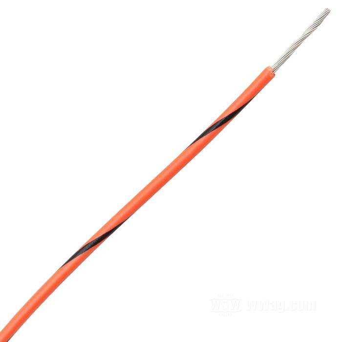 Cable eléctrico »Código Colores OEM«; cobre / PVC, naranja; marcación: negro; 0.82 mm²; peso bruto: 11 g