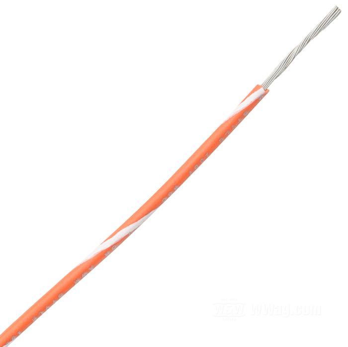 Cable eléctrico »Código Colores OEM«; cobre / PVC, naranja; marcación: blanco; 0.82 mm²; peso bruto: 11 g