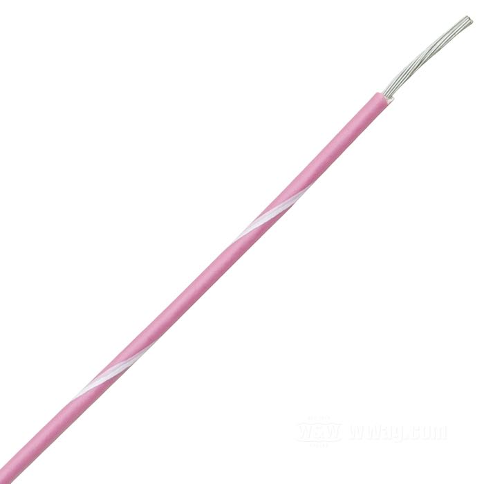 Cable eléctrico »Código Colores OEM«; cobre / PVC, fucsia; marcación: blanco; 0.82 mm²; peso bruto: 11 g