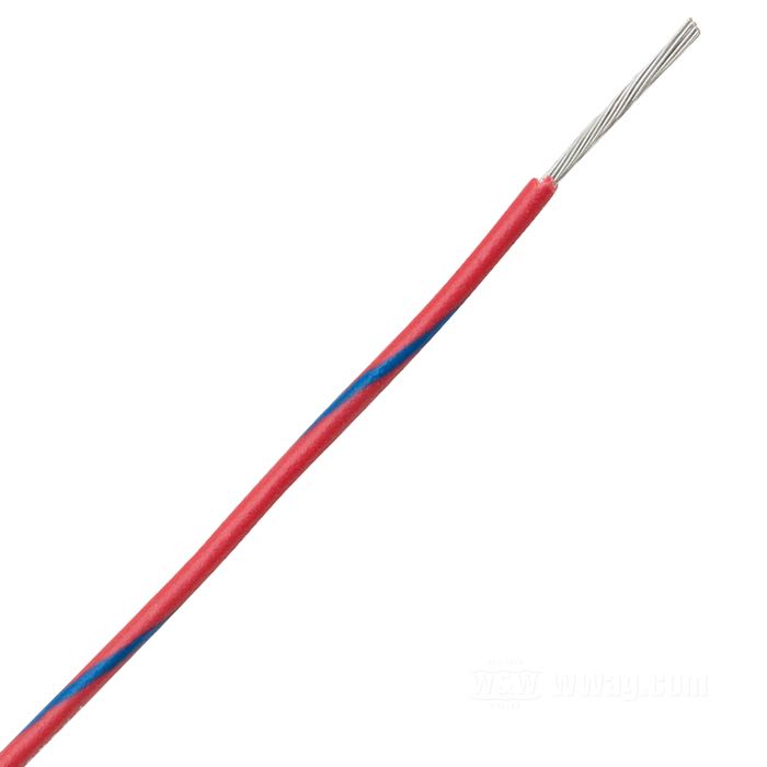 Cable eléctrico »Código Colores OEM«; cobre / PVC, rojo; marcación: azul; 0.82 mm²; peso bruto: 11 g