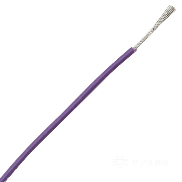 Cable eléctrico »Código Colores OEM«; cobre / PVC, violeta; 0.82 mm²; peso bruto: 11 g