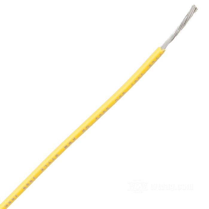 Cable eléctrico »Código Colores OEM«; cobre / PVC, amarillo; 0.82 mm²; peso bruto: 11 g