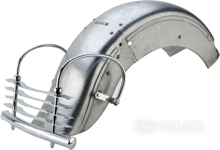 Rail »Cabbage Cutters«; pour Garde-boue; adaptable à FLSTS 1997-2003, FLSTC 2005-2007; arrière; acier, chromé; poids brut: 2.51 kg