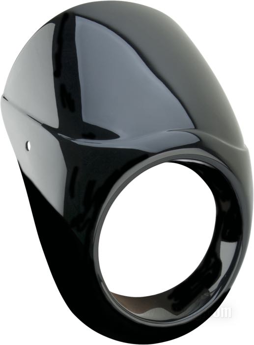 Carénage »Bikini Cowl« de Easyriders; pour Phare; adaptable à Sportster 2004-2020, sauf Forty-Eight; fibre de verre / verre acrylique; CONSEIL: Le carénage ne se monte pas avec un tachymètre d'origine.; poids brut: 1.31 kg