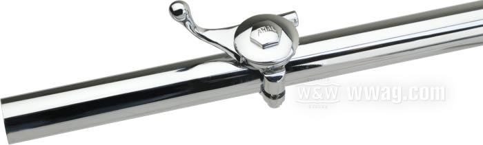 Leva regolazione aria o accensione »AMAL«; acciaio, cromato, con ricezione cavo di 6 mm, single action; per manubri del Ø: 1 ”; Punto installazione: sinistro; peso lordo: 181 g