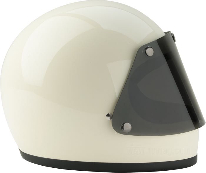 Visière de Biltwell Inc.; pour Casques intégraux Gringo; polycarbonate, fumé; taille: L; poids brut: 101 g