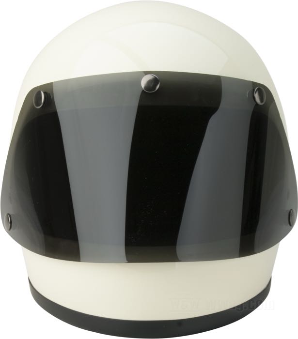 Visière de Biltwell Inc.; pour Casques intégraux Gringo; polycarbonate, fumé; taille: L; poids brut: 101 g