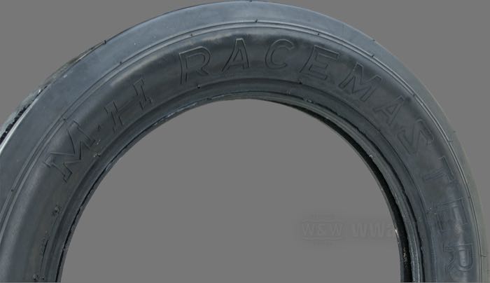 Reifen »Vintage Drag« von M&H Racemaster; 4.0/26.6-18; Gummi / Stahl; Ø 676  mm; zulässige Felgen min-max: 2.50 - 3.50; Bruttogewicht: 5.65 kg