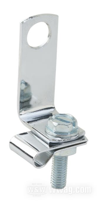 Soporte; para Cable acelerador; universal; acero, cromado; peso bruto: 18 g