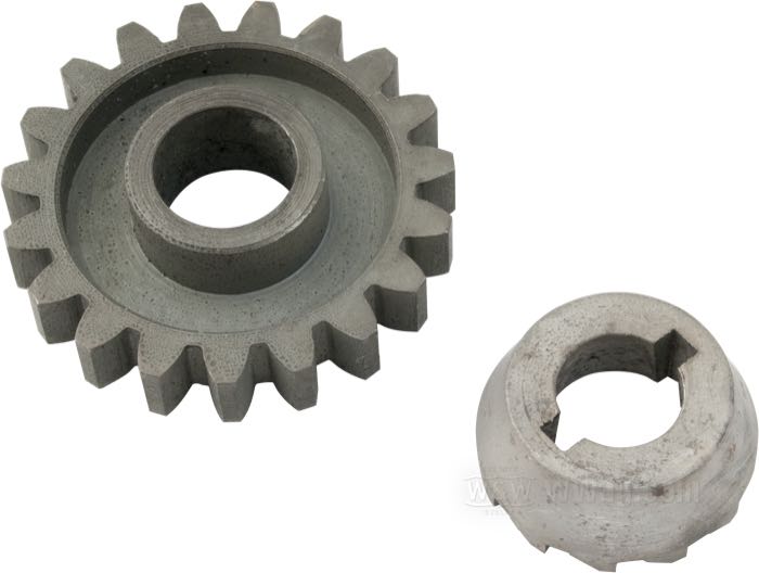 Ingranaggi avviamento di The Cyclery; atto per modelli IOE e V 1916-1930 / modelli IOE e V 1916-1930; acciaio; rimpiazza OEM HD 2146-16 e 2155-16; Europa; peso lordo: 253 g