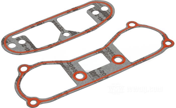 Kipphebelgehäuse »Smooth Profile«; passend für Evolution Big Twin 1984-1999; Aluminiumguss, verchromt; mit 3-teiligem Kipphebelgehäuse, Dichtungen und Kleinteilen; Bruttogewicht: 2.17 kg