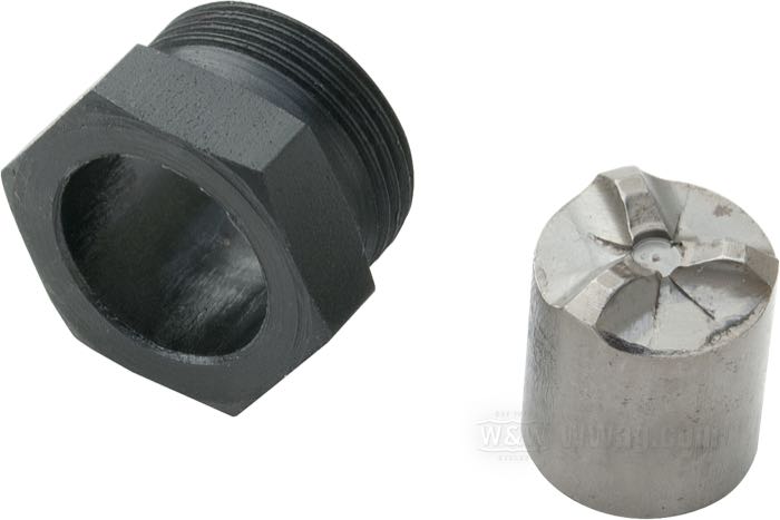 Nietkopfformer von Kellermann; für Niet-Kettenschloss; Stahl, brüniert; mit Gebrauchsanweisung; Deutschland; Bruttogewicht: 20 g