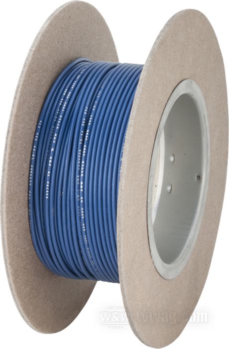 Cable eléctrico »Código Colores OEM«; cobre / PVC, azul; largo: 30 m; 0.82 mm²; peso bruto: 431 g
