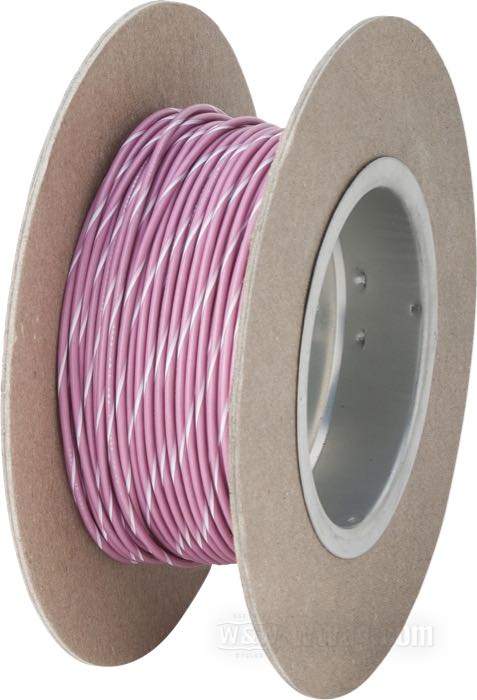 Cable eléctrico »Código Colores OEM«; cobre / PVC, fucsia; largo: 30 m; marcación: blanco; 0.82 mm²; peso bruto: 438 g