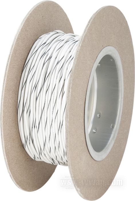 Cable eléctrico »Código Colores OEM«; cobre / PVC, blanco; largo: 30 m; marcación: negro; 0.82 mm²; peso bruto: 430 g