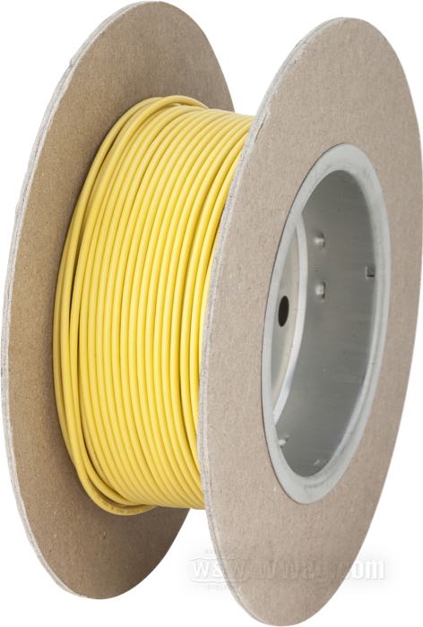 Cable eléctrico »Código Colores OEM«; cobre / PVC, amarillo; largo: 30 m; 0.82 mm²; peso bruto: 436 g