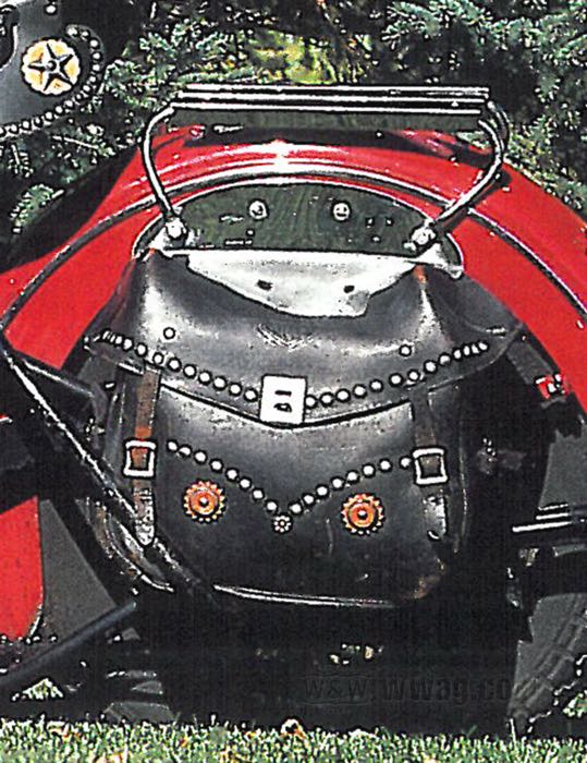 Mounting kit by Colony; for FLH Luggage Rack; fits Big Twin 1949-1957; steel, chrome-plated; USA; gross weight: 83 g