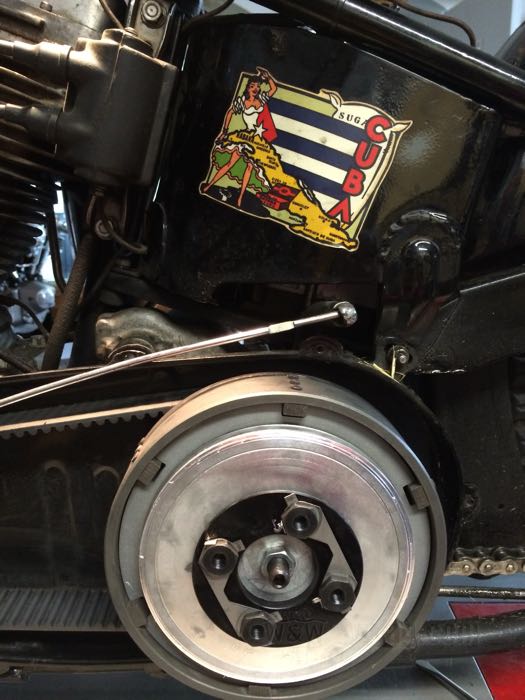 Kit frizione »Pro-Clutch« di Rivera Primo; atto per Big Twin 1941-prima serie di 1984; acciaio / acciaio per molle / alluminio; peso lordo: 5.01 kg