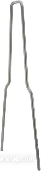 Sissy Bar »DIY The Traveler« von The GasBox; Stahl, blank, oben abgeflacht; Breite: 270 mm; Höhe: 670 mm; Ø 12.7 mm; USA; Bruttogewicht: 1.68 kg