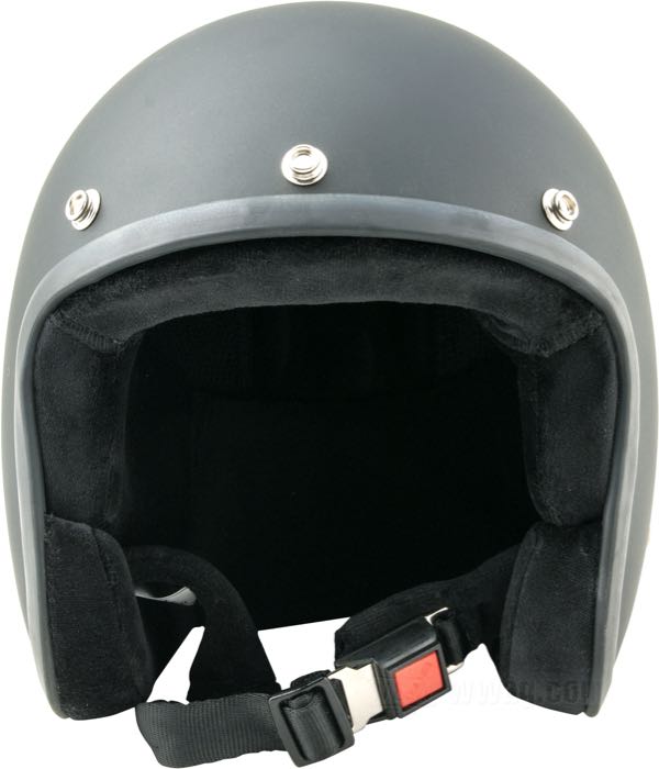 Open face helmet »Slimline Jet « by Bandit Helmets; fiber glass, matte black; net weight: 720 g; int. size: S - 55-56 cm; ECE R22-05 approved; gross weight: 1.24 kg