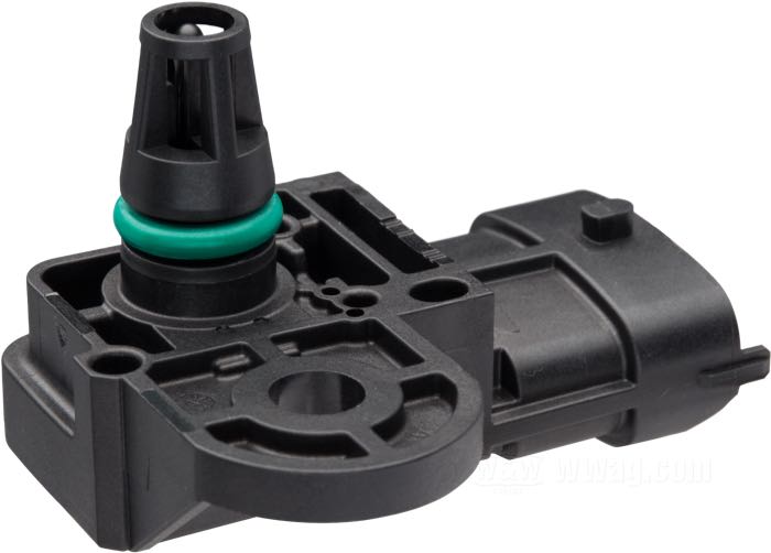 MAP sensor; fits Sportster 2007-2020, Touring 2008-2016, Softail Twin Cam 110 2016-2017, Dyna Twin Cam 110 2017; plastic / silicone; use with 5 V; replaces OEM HD 32319-07; gross weight: 52 g