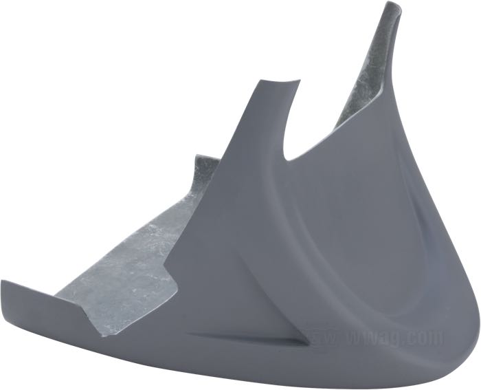 Air dam de S-Form; apropiado para Dyna 1991→; PRFV; largo x ancho: 31.5 x 29.5 cm; Alemania; peso bruto: 638 g