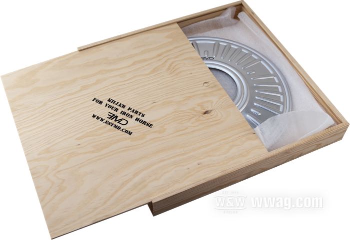 Cache-rayons »Toy« de EMD; pour roues 17”; aluminium, naturel; Ø intér.: 134 mm; France; poids brut: 3.04 kg