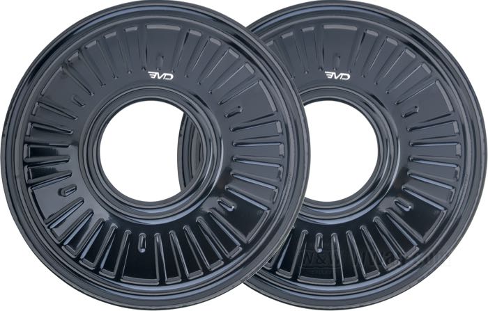 Wheel covers »Toy« by EMD; for 17” wheels; aluminum, black, powder-coated; Inner Ø: 134 mm; France; gross weight: 3.04 kg