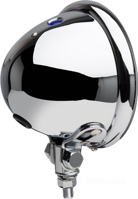 »Custom«; acier, chromé; profondeur: 85 mm; Ø 122 mm; pour optique (Ø): 4-1/2”; 12 V; avec le support; Taïwan