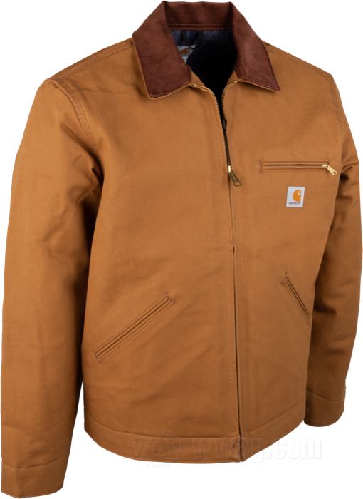 carhartt jacke duck detroit jacket brown carhartt jacke duck detroit jacket brown