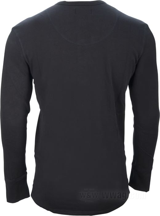 Manches longues »1954 Utility« de Pike Brothers; coton, noir, 230-240 g/m²; taille: S; manches longues; poids brut: 482 g