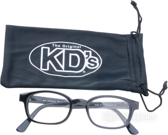 Occhiali da sole di Original KD’s; policarbonato; larghezza: 132 mm; materiale lenti: policarbonato; colore/tipo lenti: chiaro; larghezza lenti G: 47.5 mm; con astuccio in tessuto; peso lordo: 31 g