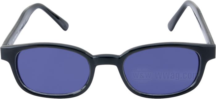 Occhiali da sole di Original KD’s; policarbonato; larghezza: 132 mm; materiale lenti: policarbonato; colore/tipo lenti: blu; larghezza lenti G: 47.5 mm; con astuccio in tessuto; peso lordo: 37 g