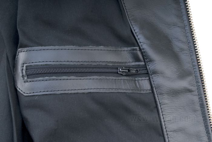 Leather jacket »Dakota« by Vanson Leathers; cowhide, black; size men: US 38 → EU 48; USA; gross weight: 2.6 kg