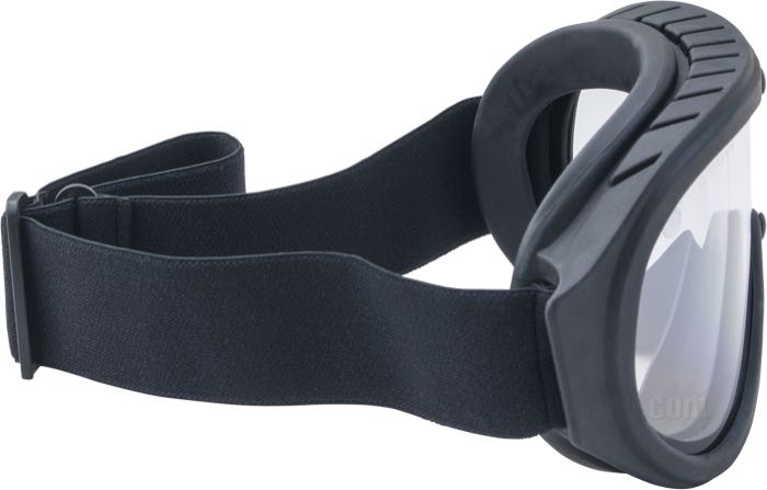 Occhiali »Chronosoft« di Bollé; Kraton, nero opaco; larghezza: 18 cm; materiale lenti: policarbonato; colore/tipo lenti: chiaro; può essere portata sopra gli occhiali da vista e occhiali da sole; peso lordo: 189 g
