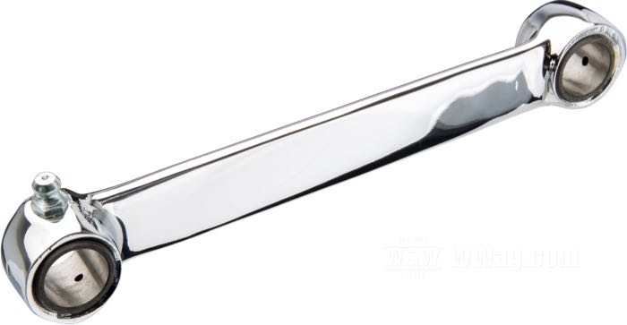 Ancoraggio freno di Samwel Supplies; atto per Knucklehead 1936, Big Twin 1937-1948, Servi-Car 1941-1957, WLC; acciaio, cromato; rimpiazza OEM HD 44210-40; peso lordo: 233 g