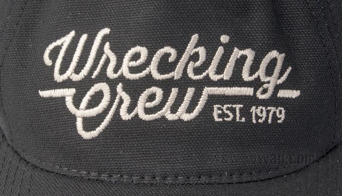 Berretto »Wrecking Crew« di Wrecking Crew; cotone, nero, con logo bianco; U.S.A.; peso lordo: 129 g
