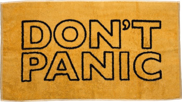 Don’t Panic Towel