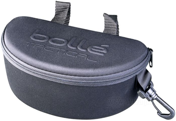 Goggles »X1000« by Bollé; TPV (thermoplastic vulcanizate), olive green; width x height: 175 x 70 mm; net weight: 106 g; lens material: polycarbonate; lens color/type: clear; can be worn on top of subscription glasses and sunglasses; with rigid carry case; gross weight: 262 g