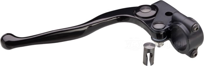 Handkupplungsarmatur »Grimeca Style « von Kustom Tech; Aluminium, schwarz / mattschwarz, kunststoffbeschichtet; für Lenker-Ø: 1 ”; Italien; Bruttogewicht: 225 g